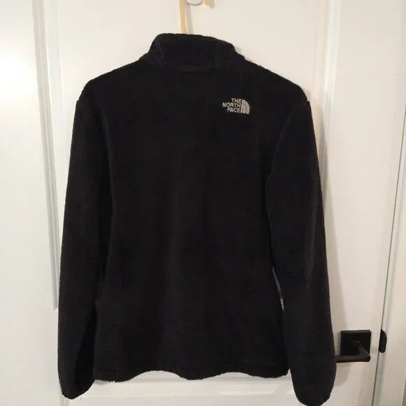 Woman's The North Face Black Furry Jacket - Picture 7 of 7
